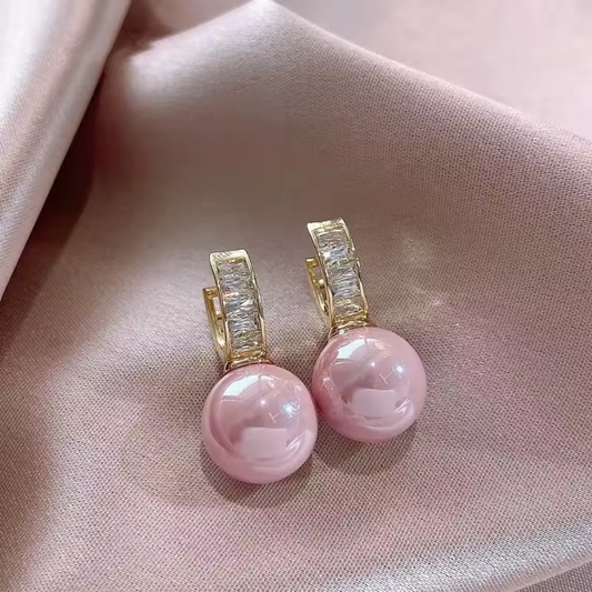 Blush Luxe Pearl Earrings