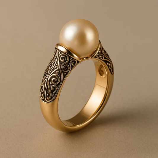 Mystic Pearl Heritage Ring