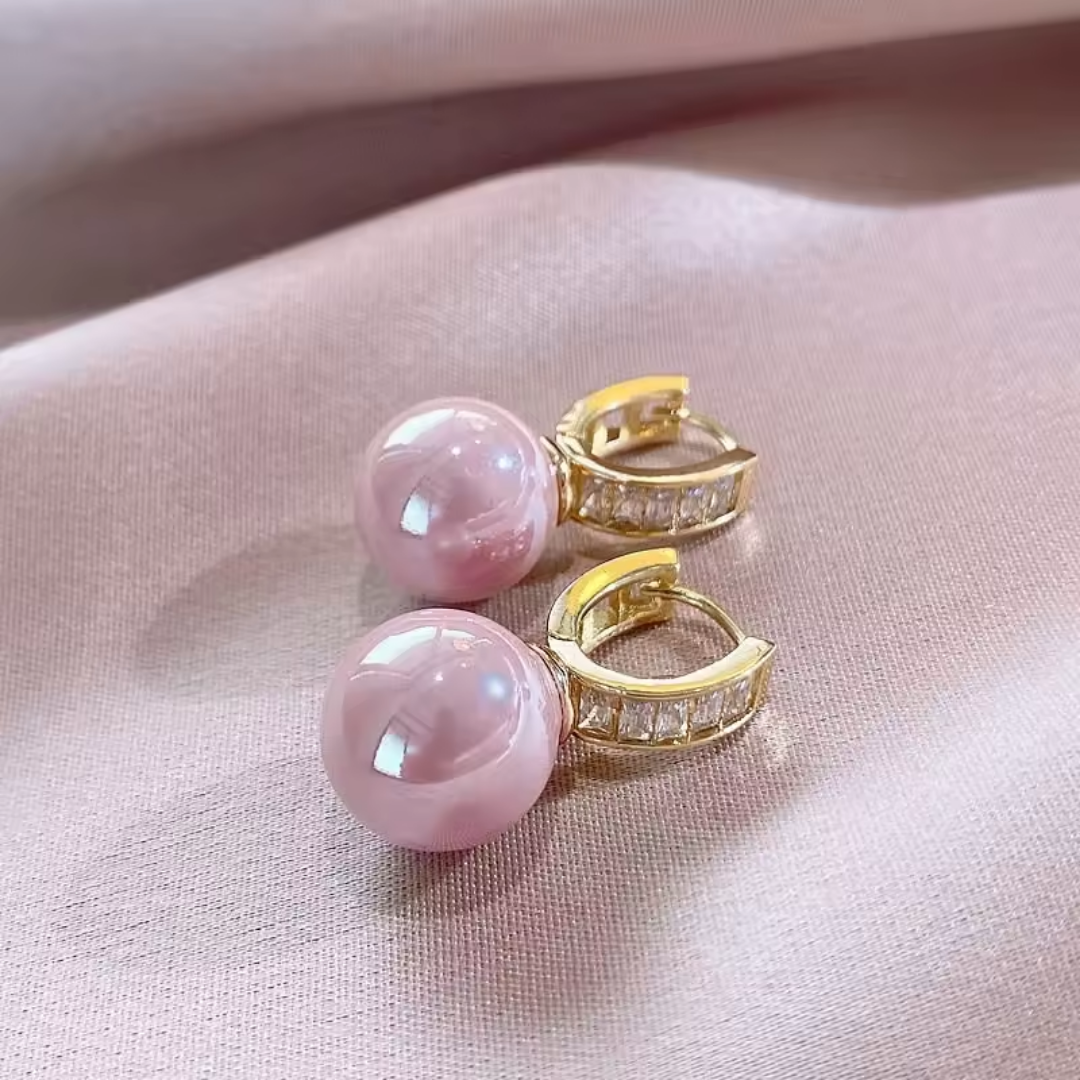 Blush Luxe Pearl Earrings