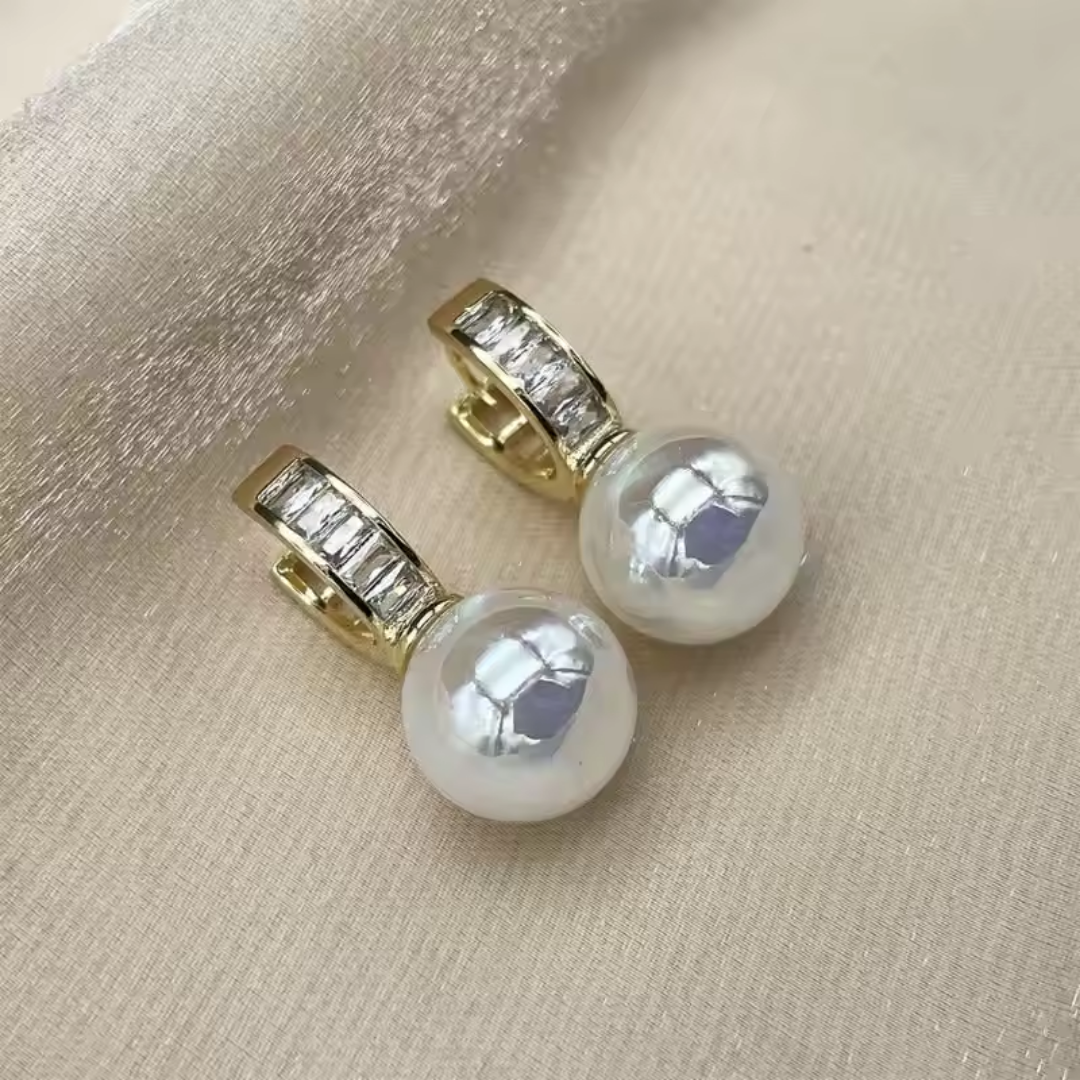 Blush Luxe Pearl Earrings