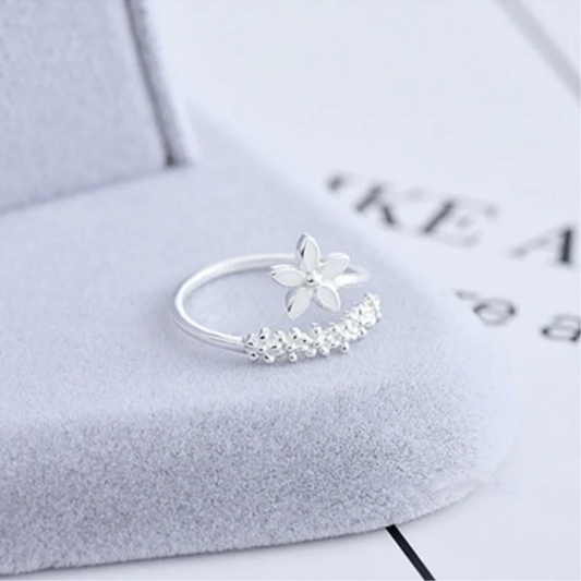 Blossom Whisper Adjustable Ring