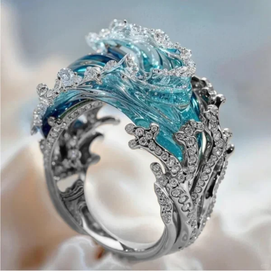 Tidal Wave Embrace Ring