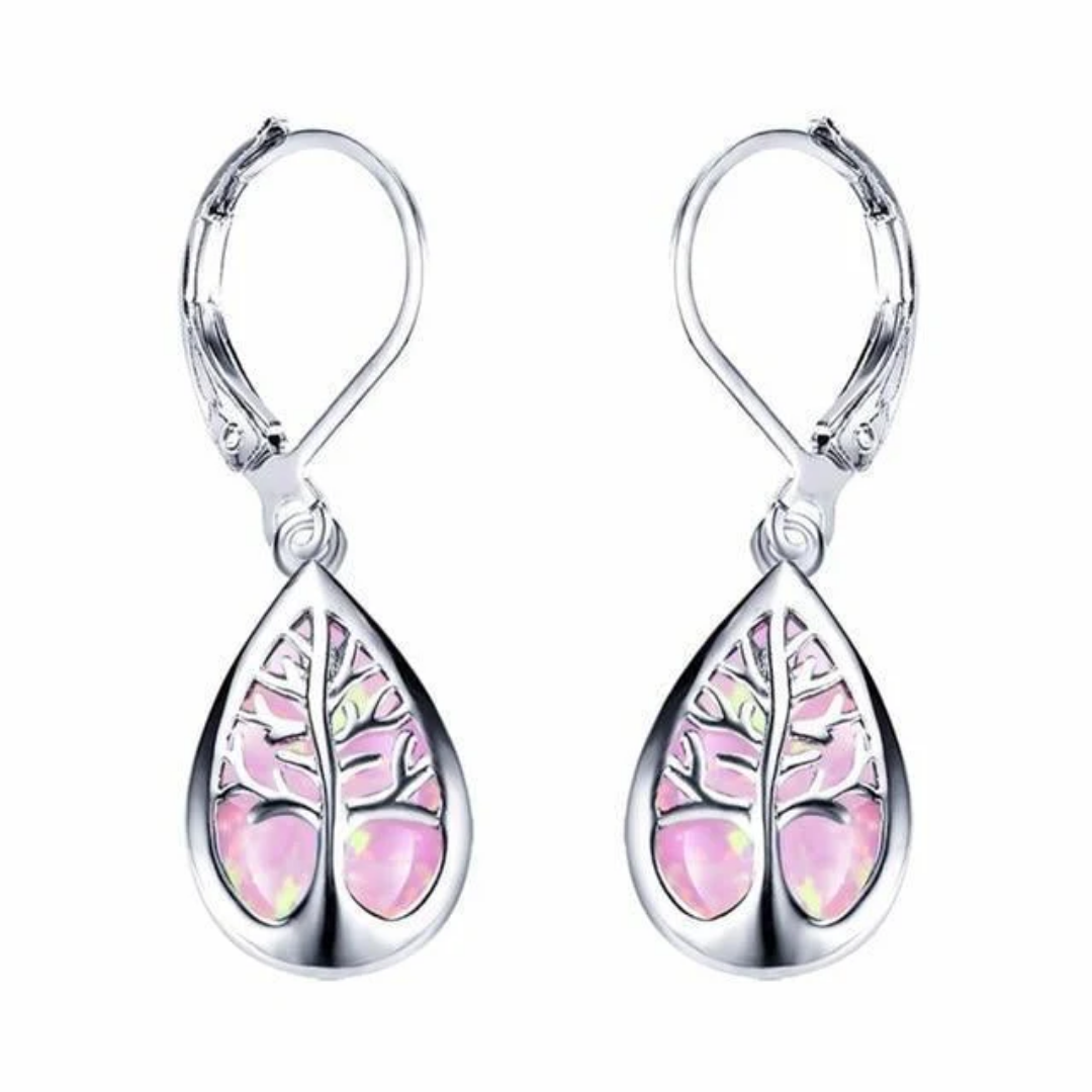 Ocean Leaf Drop Earrings
