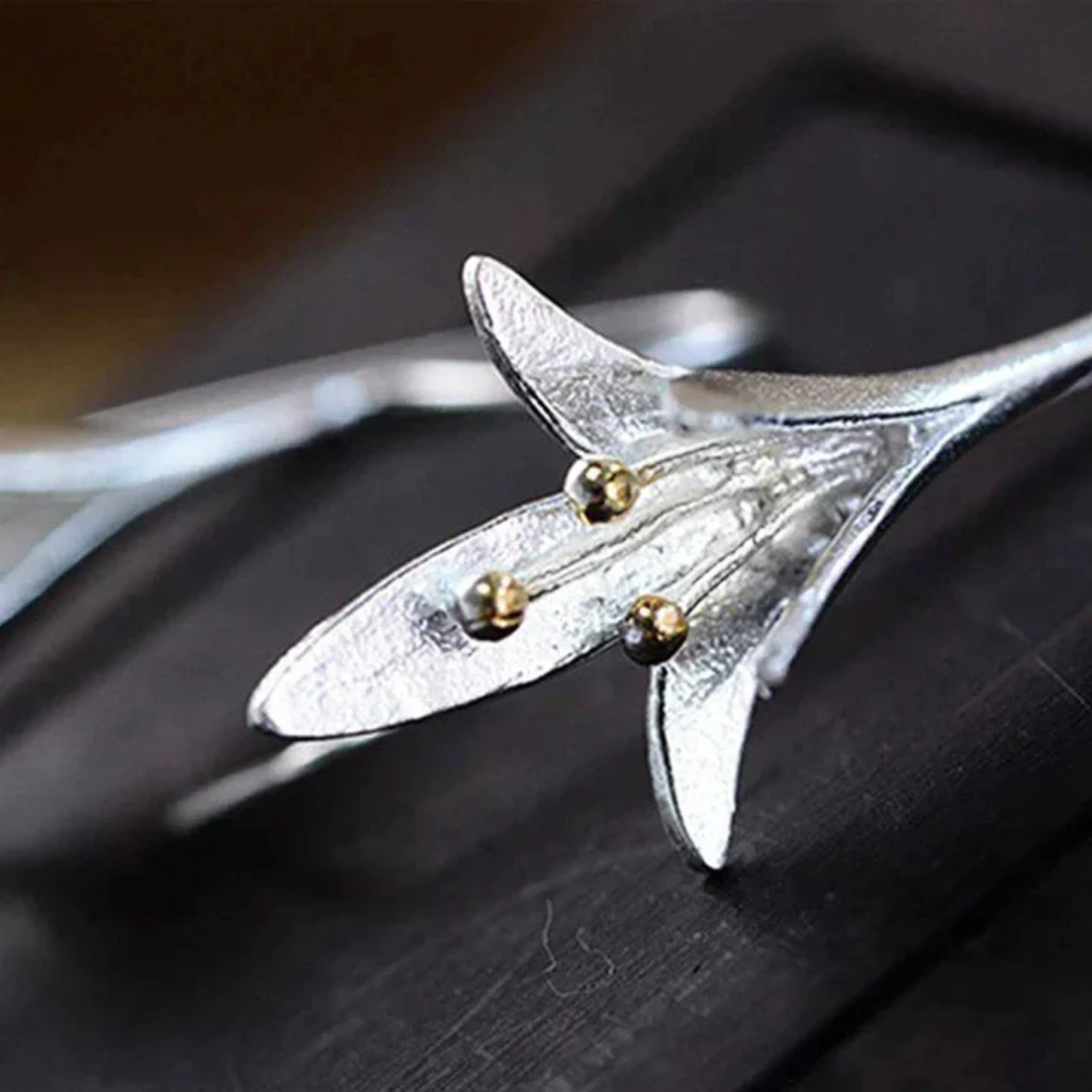 Whispering Lily Drop Earrings