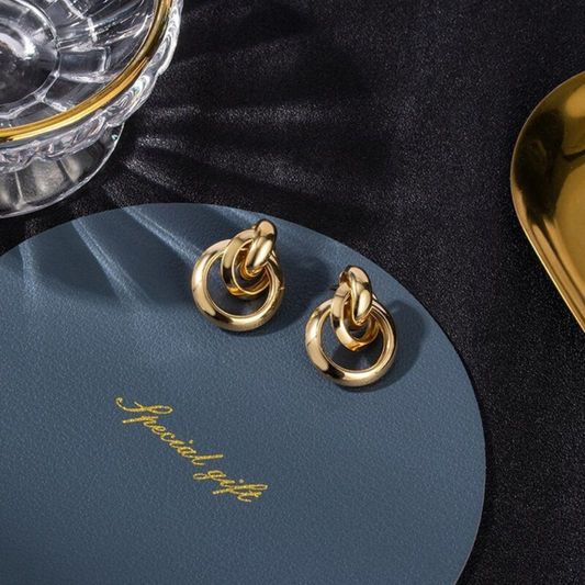 Radiant Loop Statement Earrings