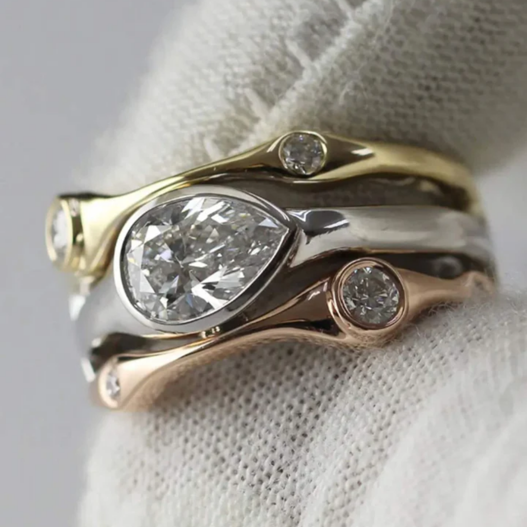 Trinity Flow Diamond Ring