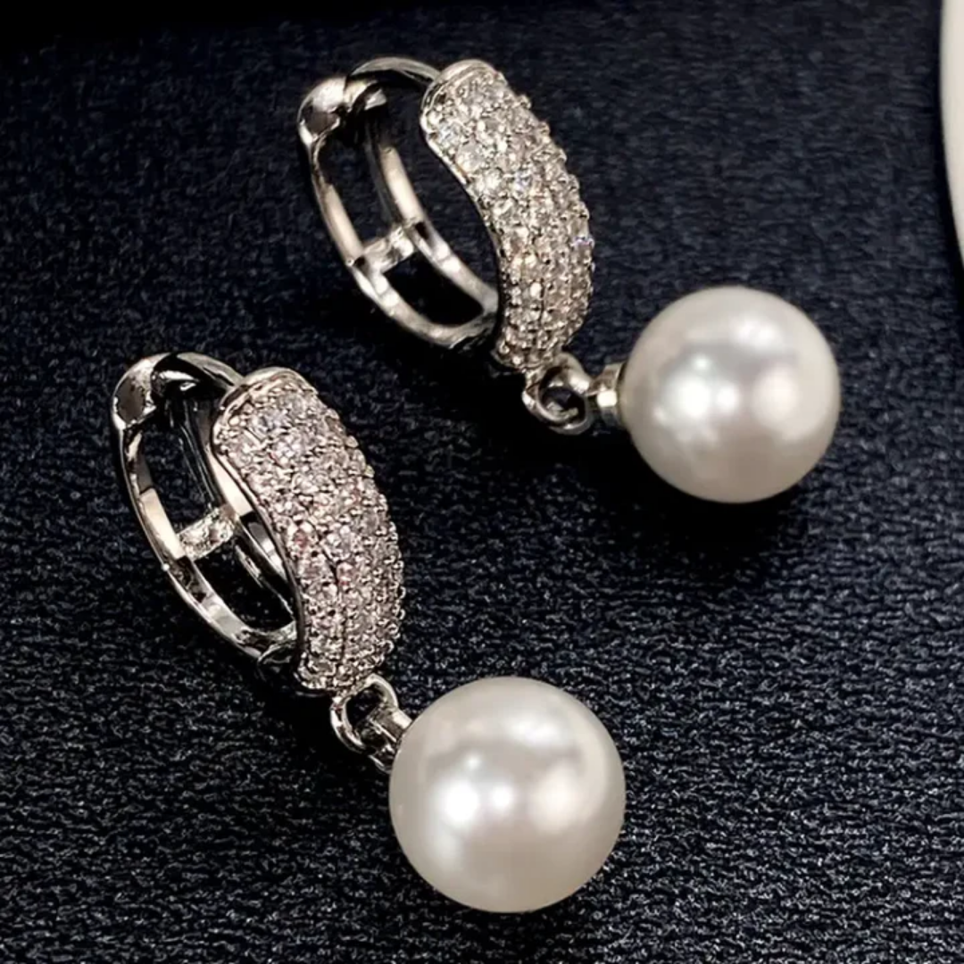 Twilight Pearl Elegance Earrings