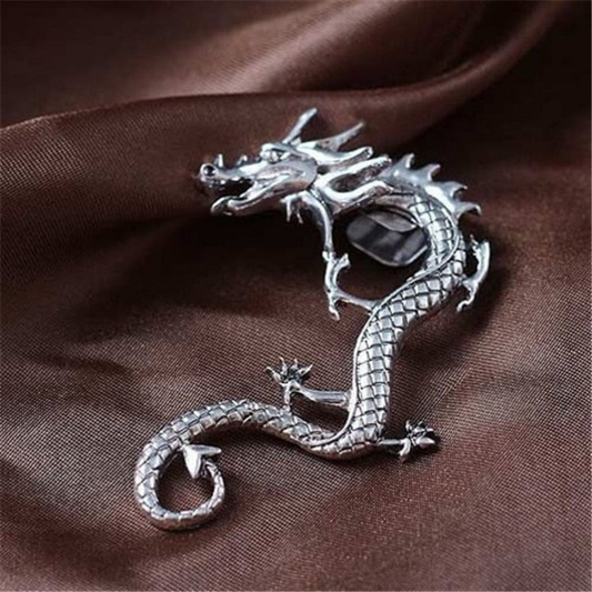 Stormfire Dragon Ear Cuff