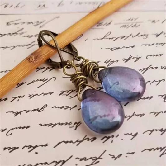 Twilight Mist Drop Earrings