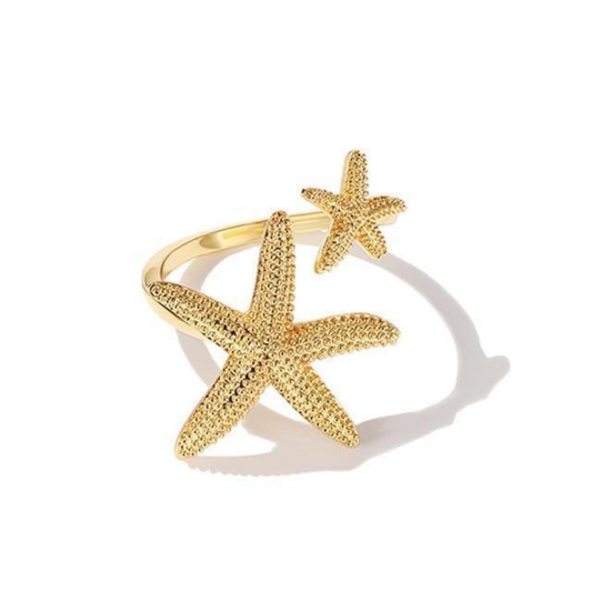 Starfish Whisper Ring