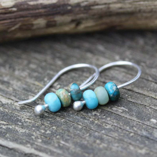 Ocean Breeze Beaded Earrings