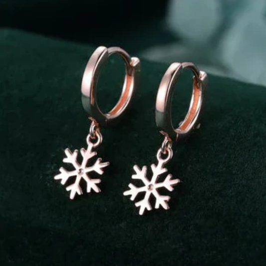 Winter’s Grace Snowflake Earrings