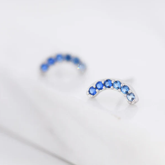 Azure Horizon Studs