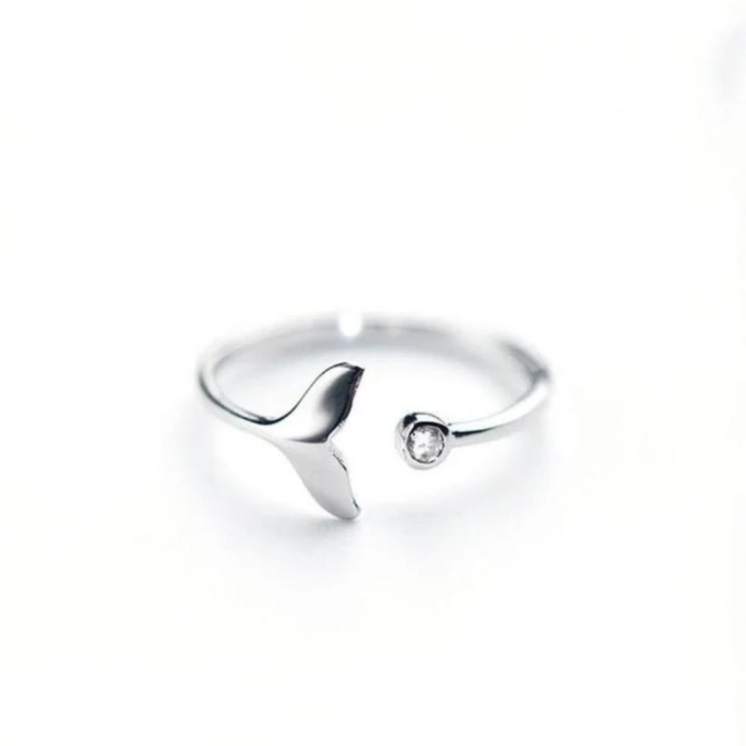 Whale’s Whisper Crystal Ring