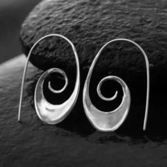 Golden Spiral Harmony Earrings