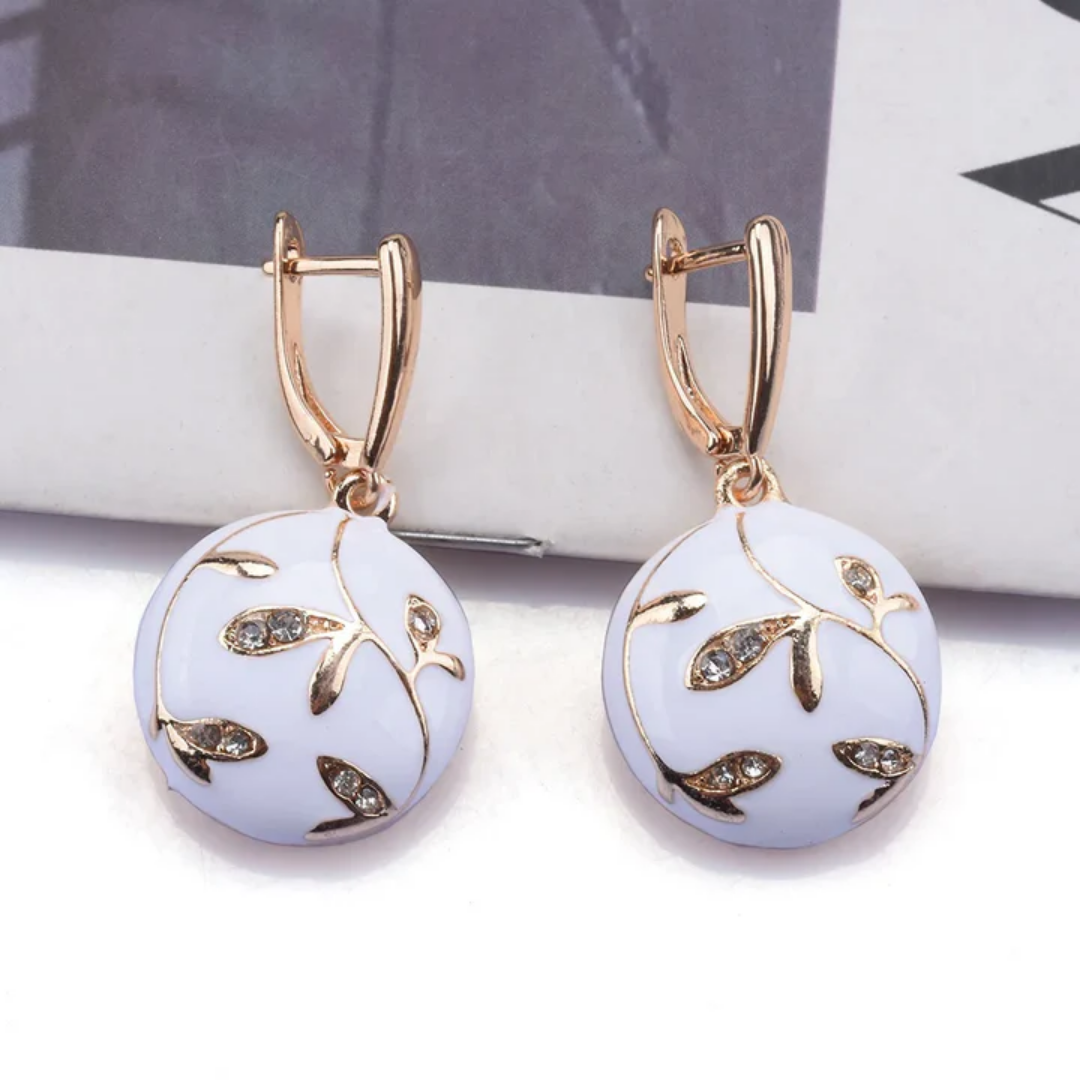 Moonlit Vine Elegance Earrings