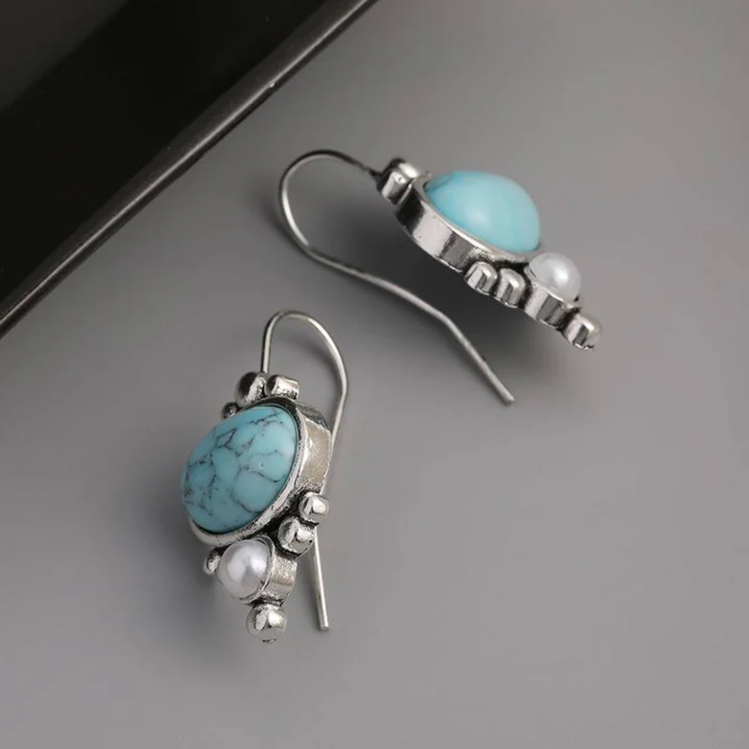 Tranquil Skystone Drop Earrings