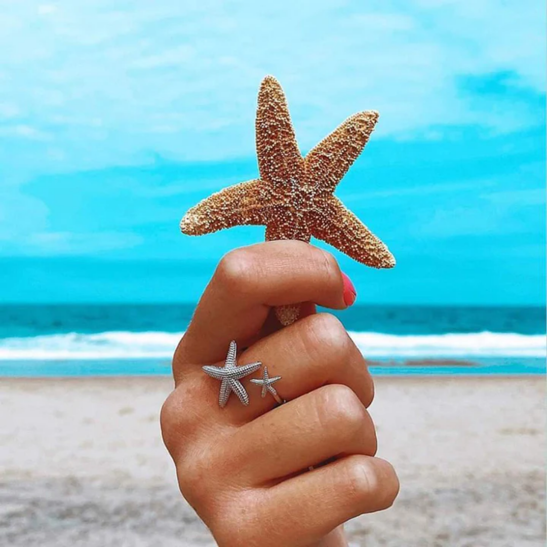 Starfish Whisper Ring