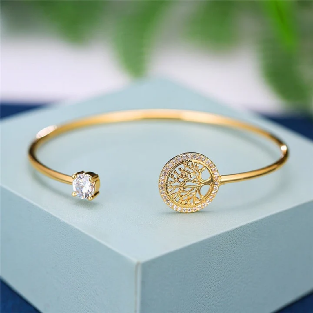 Everroot Sparkle Tree Bangle