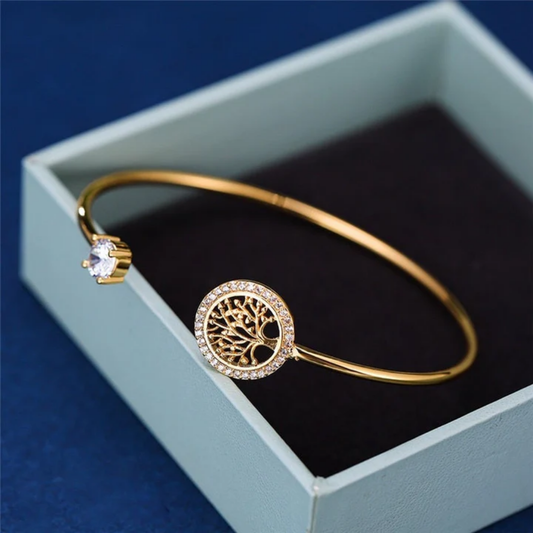 Everroot Sparkle Tree Bangle