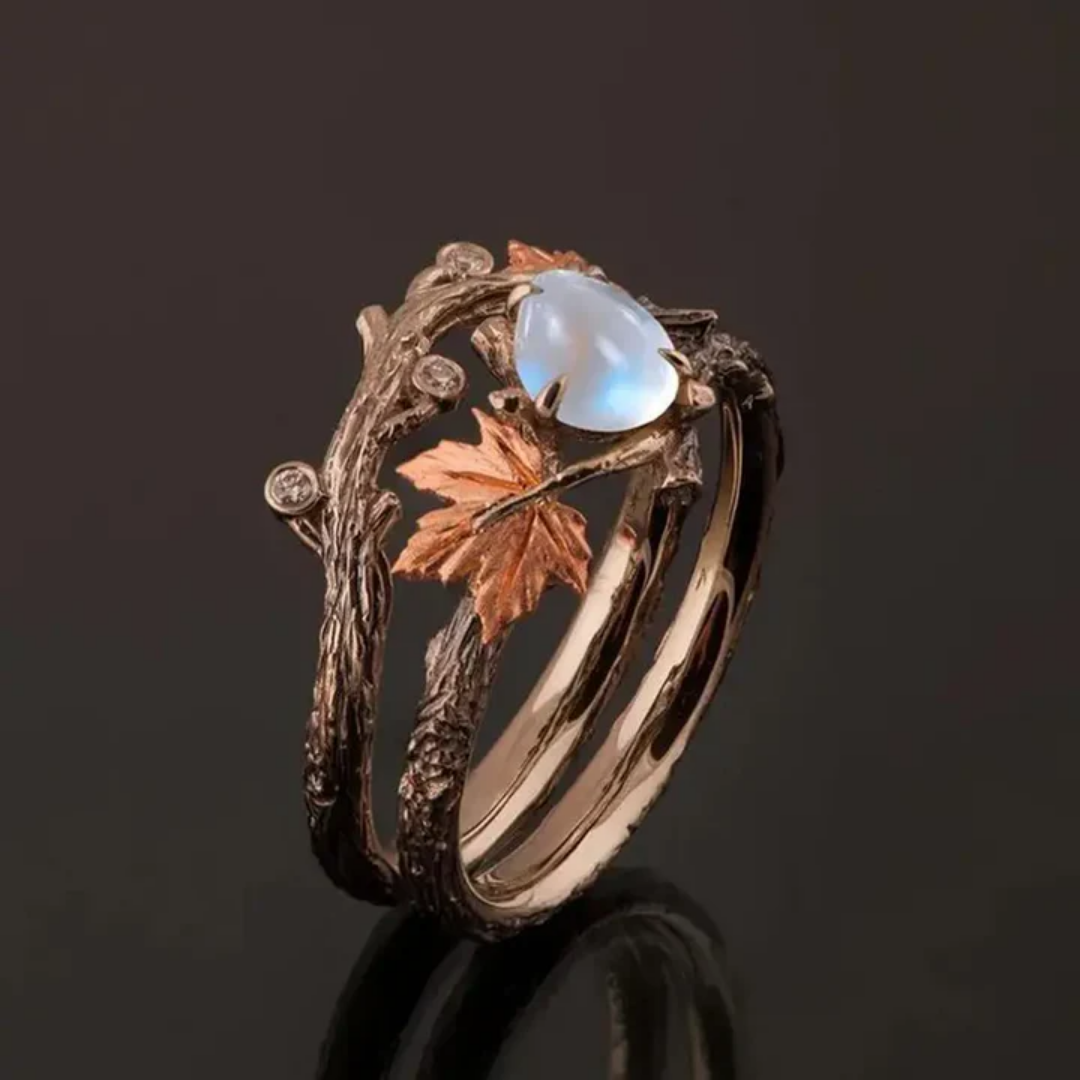 Enchanted Forest Moonstone Ring