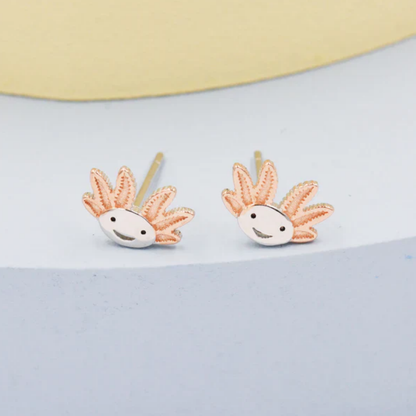 Joyful Coral Charm Earrings