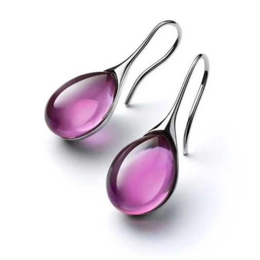 Azure Drop Elegance Earrings