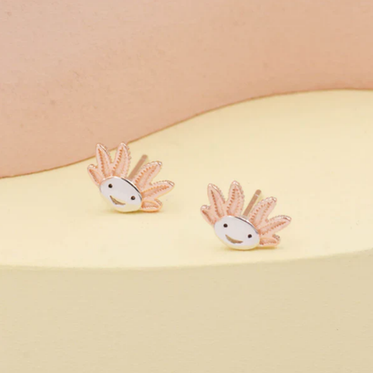 Joyful Coral Charm Earrings