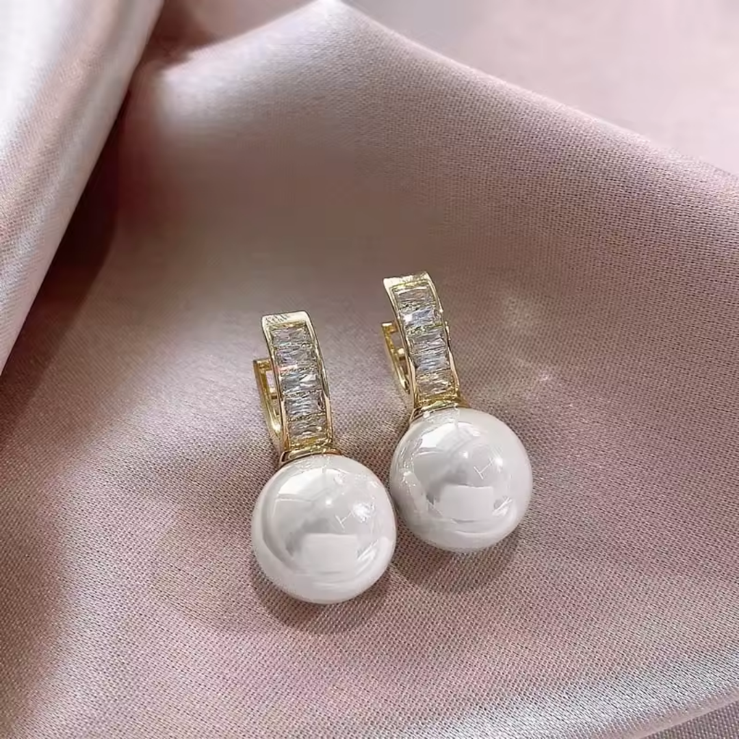 Blush Luxe Pearl Earrings