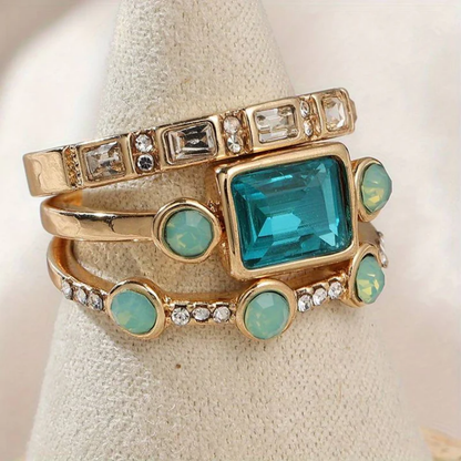 Ocean Prism Stacking Ring Set