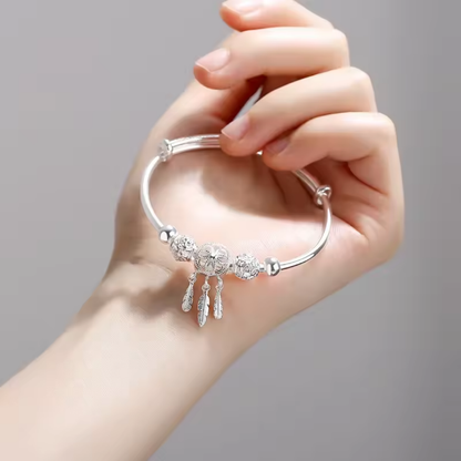 Dreamcatcher Charm Bangle