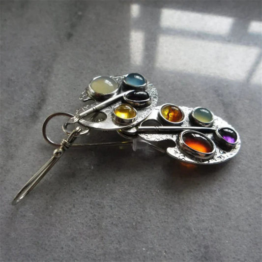 Painter’s Muse Palette Earrings