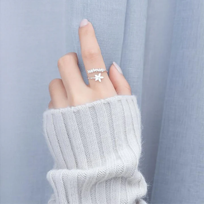 Blossom Whisper Adjustable Ring