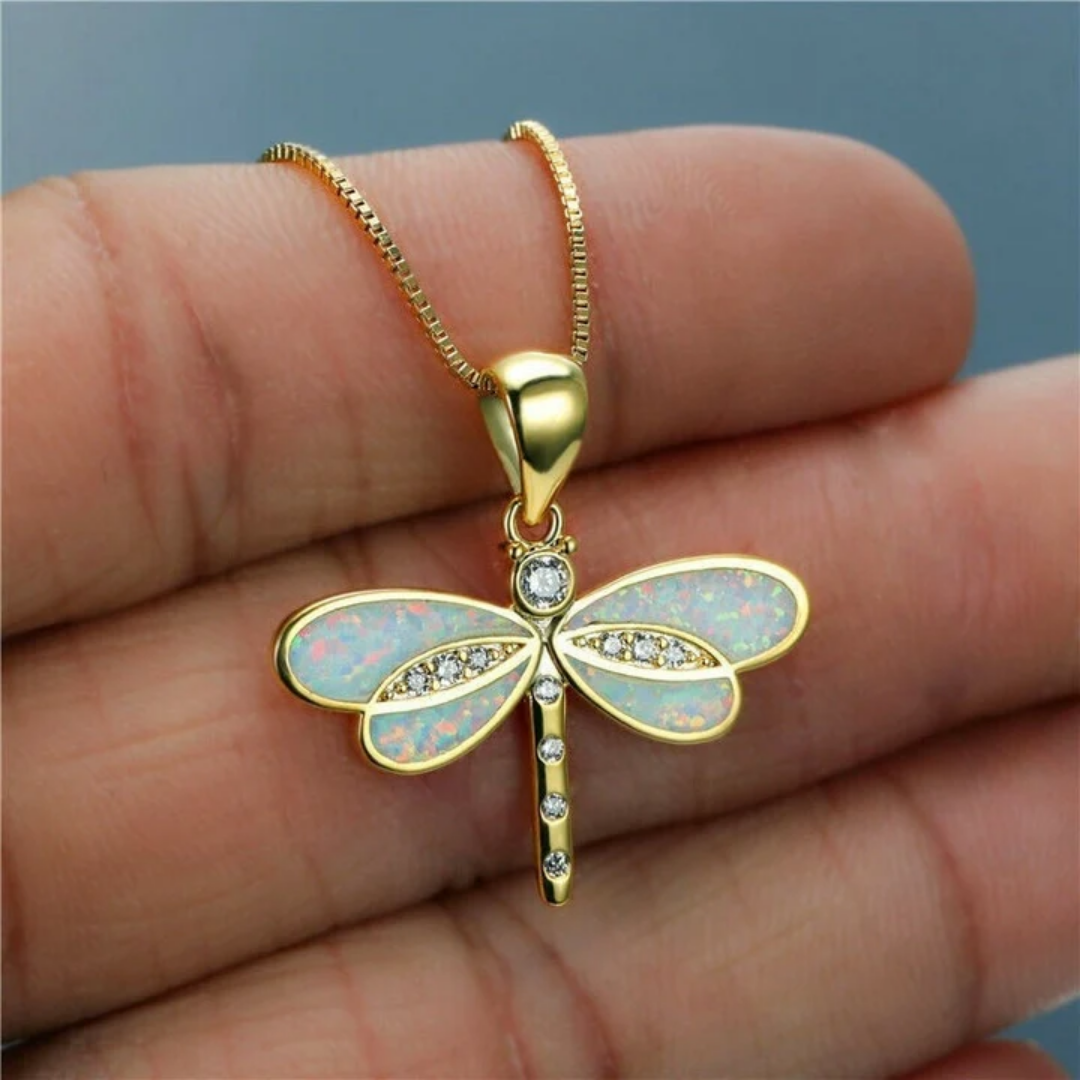 Celestial Dragonfly Necklace