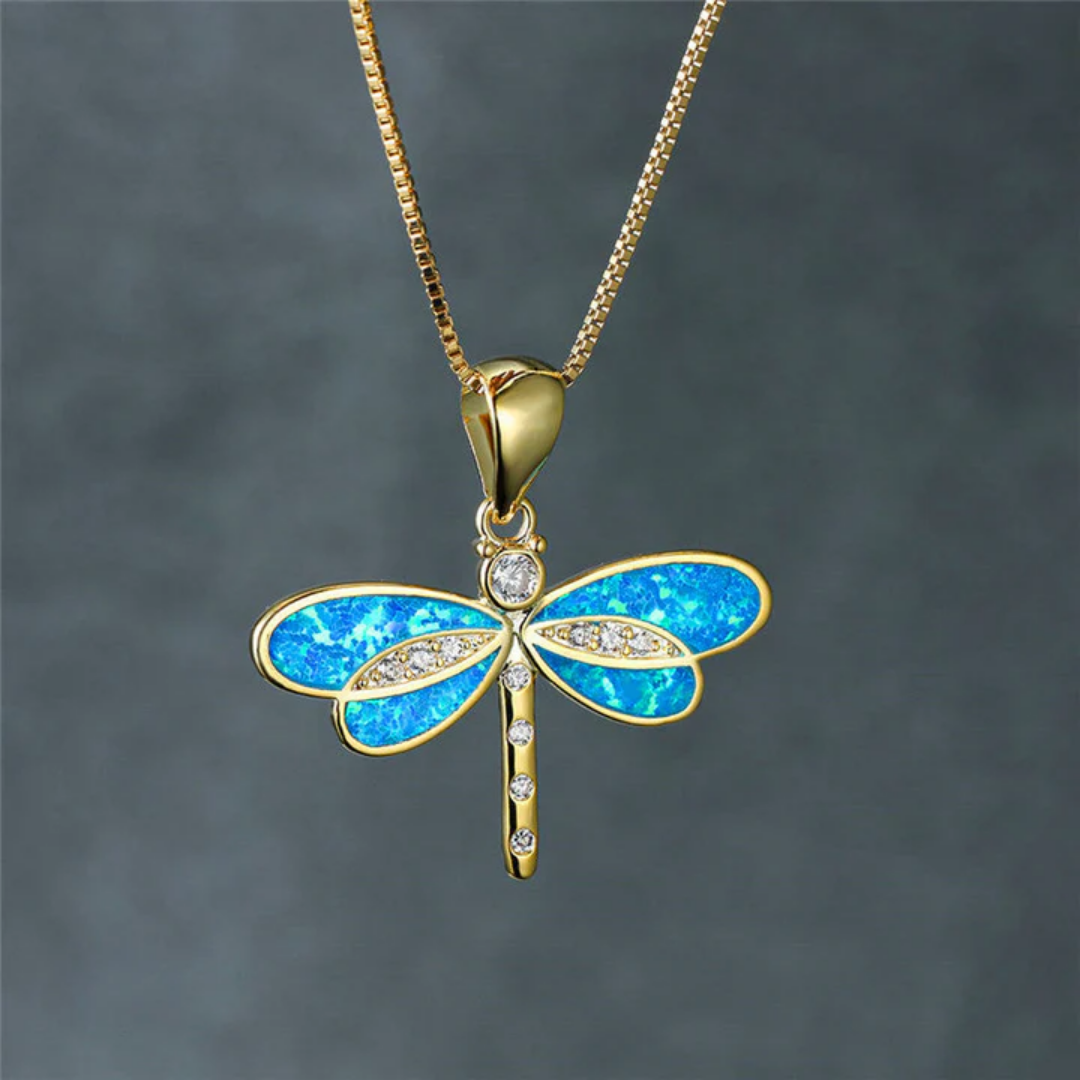 Celestial Dragonfly Necklace