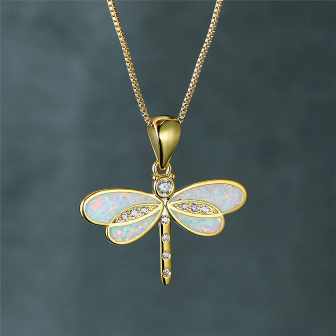 Celestial Dragonfly Necklace