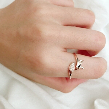 Whimsical Fox Sparkle Ring