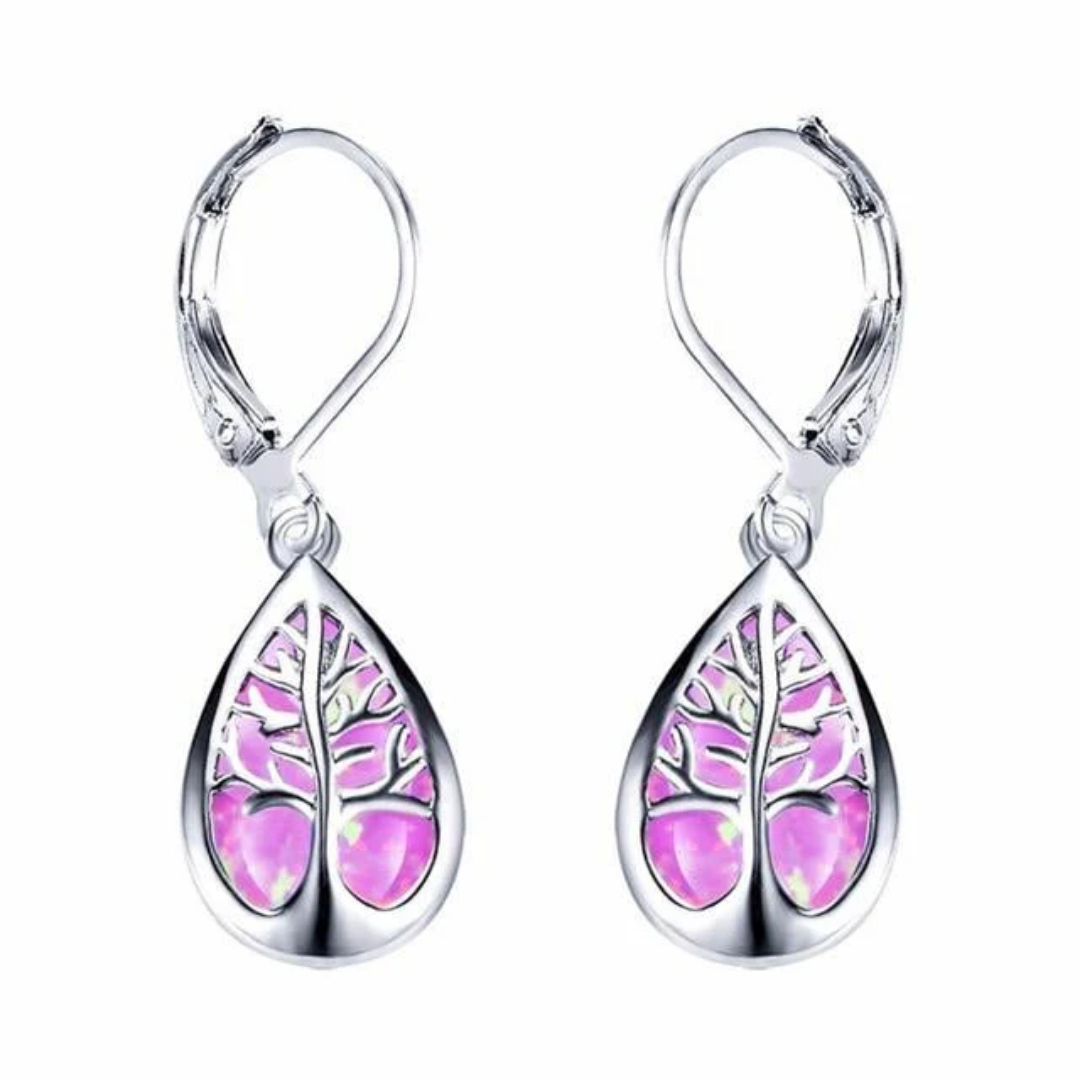 Ocean Leaf Drop Earrings