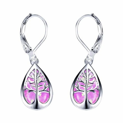 Ocean Leaf Drop Earrings