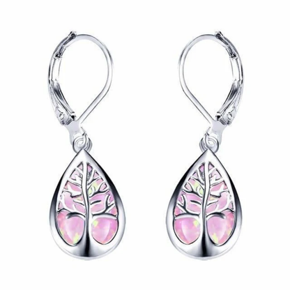 Ocean Leaf Drop Earrings