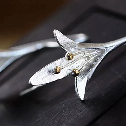 Whispering Lily Drop Earrings