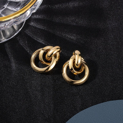 Radiant Loop Statement Earrings