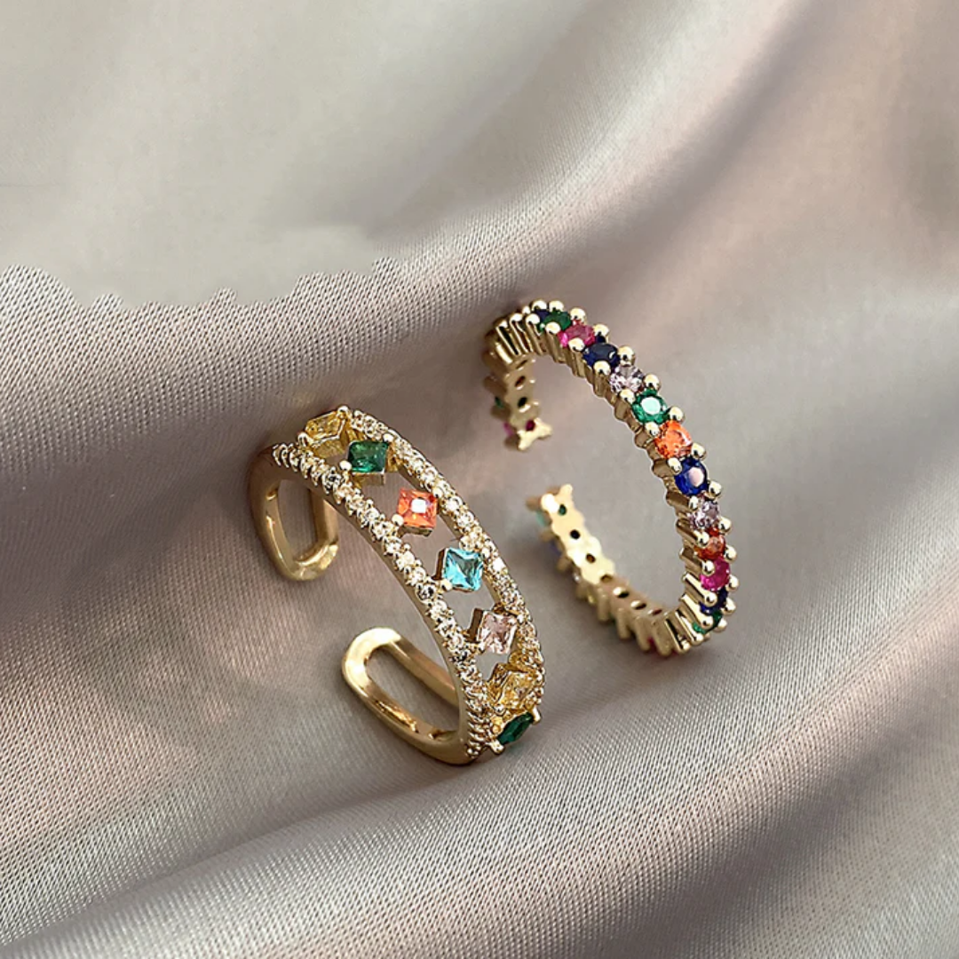 Rainbow Serenade Luxe Rings