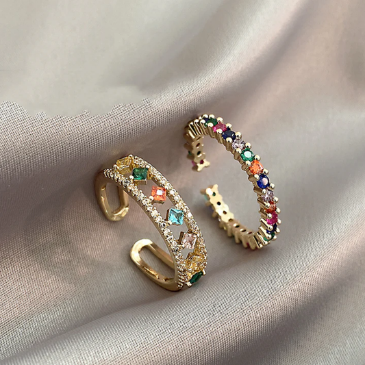Rainbow Serenade Luxe Rings