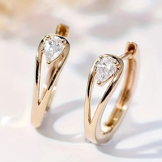 Lustre Tear Earrings
