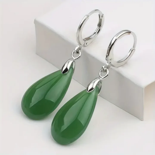 Emerald Dewdrop Earrings