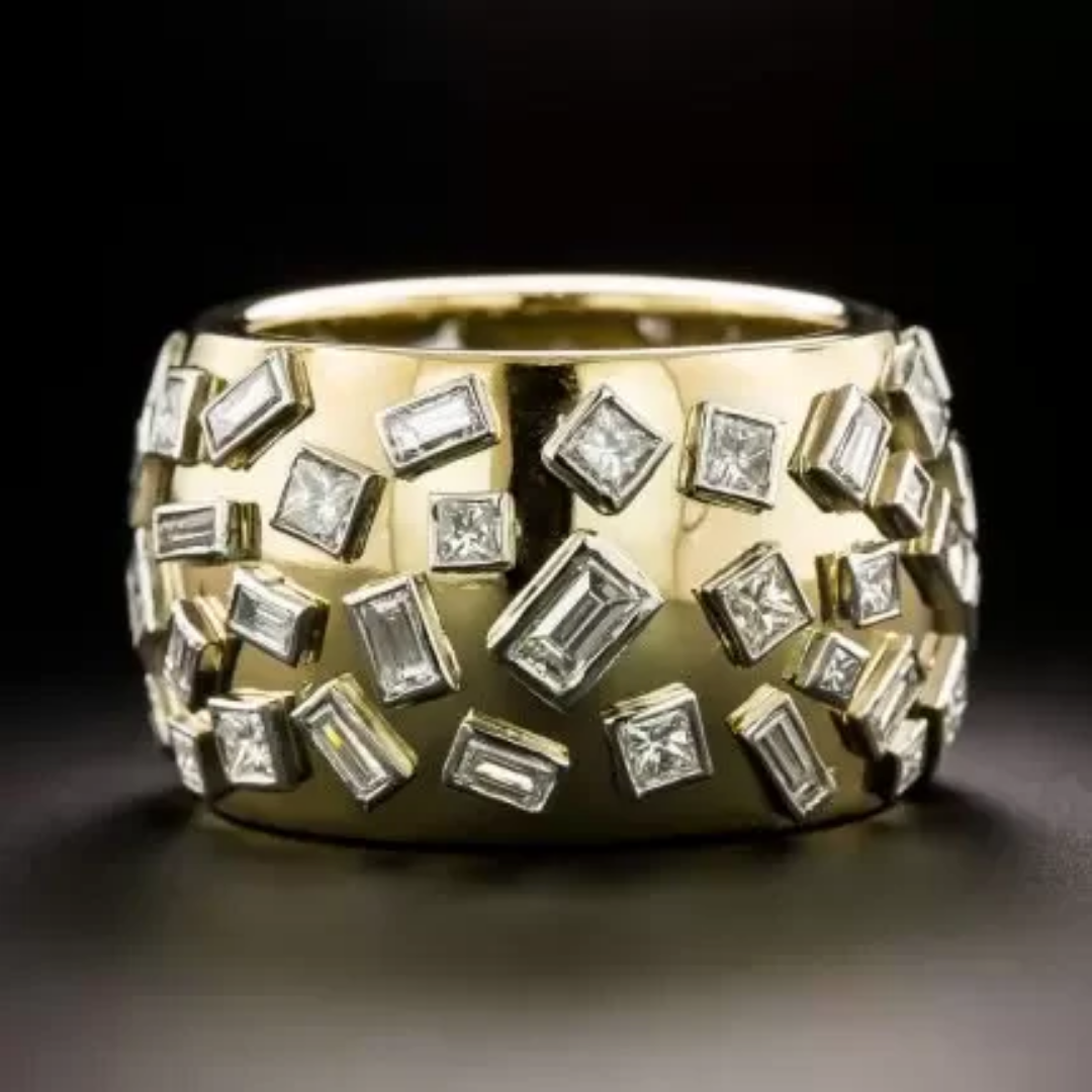 Starlit Mosaic Ring