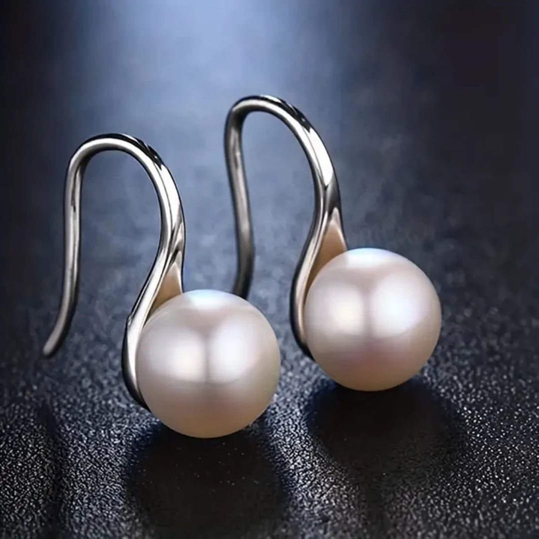 Lustrous Harmony Pearl Earrings
