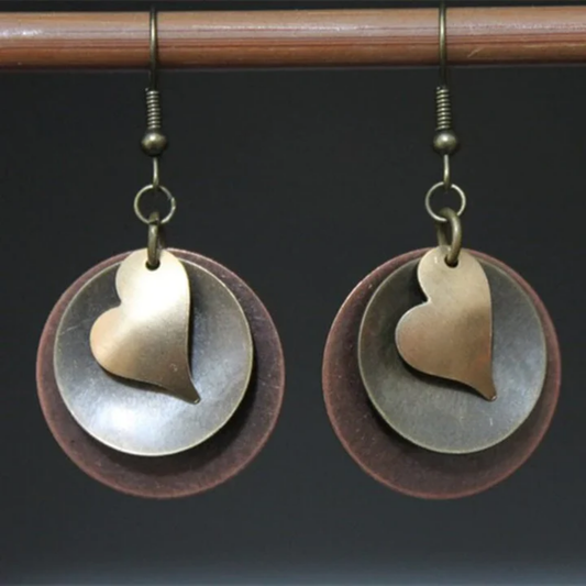 Timeless Heart Dangle Earrings