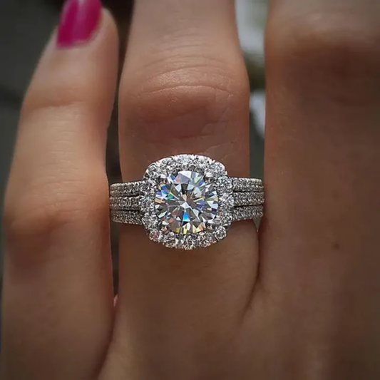 Eternal Radiance Halo Ring